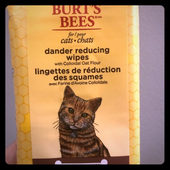 Burts Bees Cat Dander reducing wipes - Picture 2 of 3